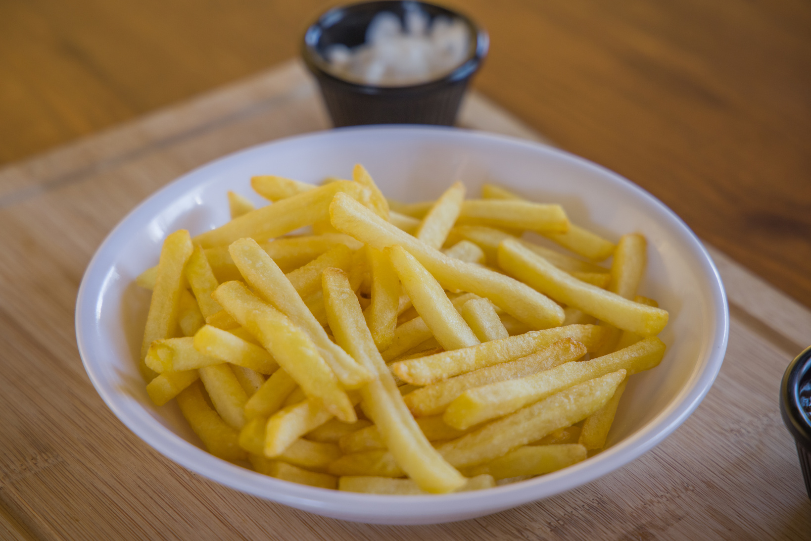 French Fries on White Ceramic Bowl